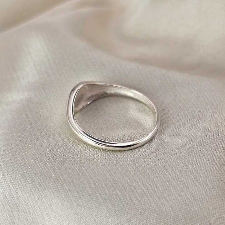 Small Domed Signet Ring