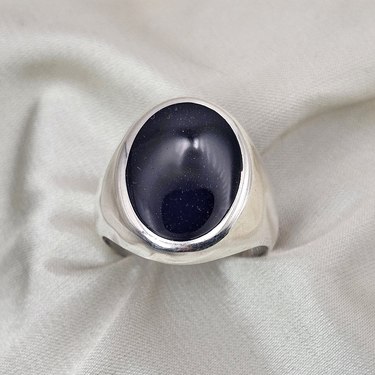 Black Onyx Statement Ring