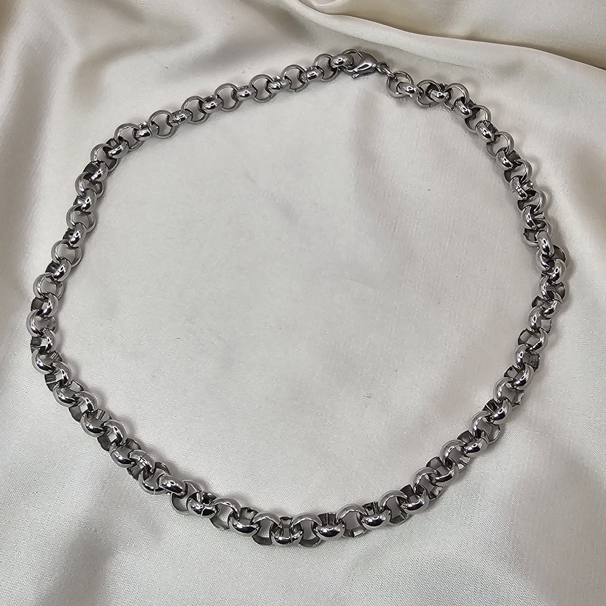 Stainless Steel Belcher Link Necklace