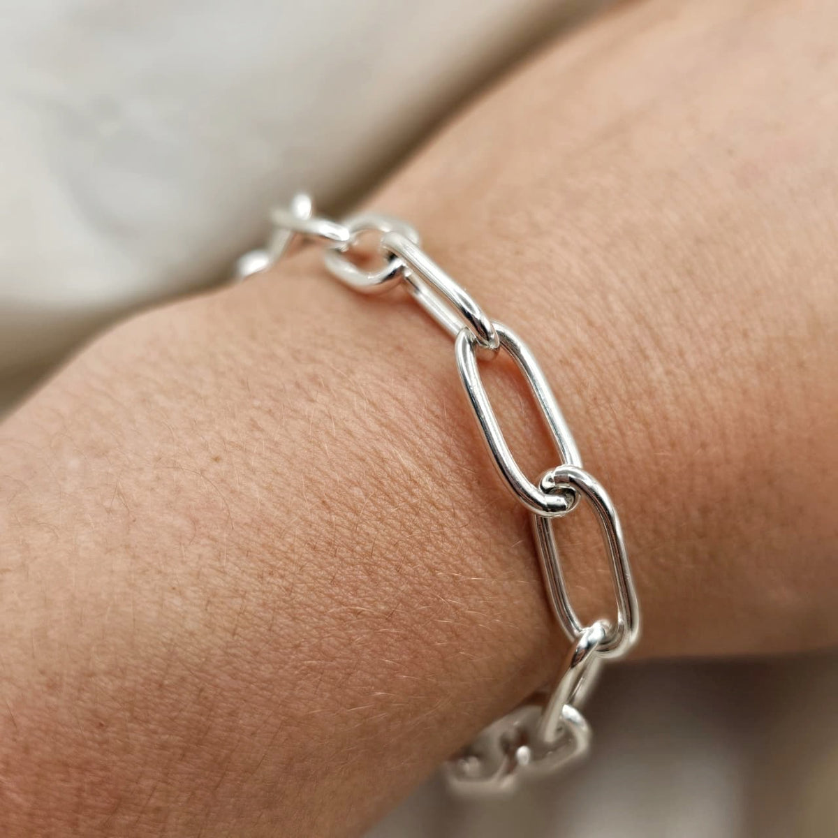 Paperclip Link Bracelet