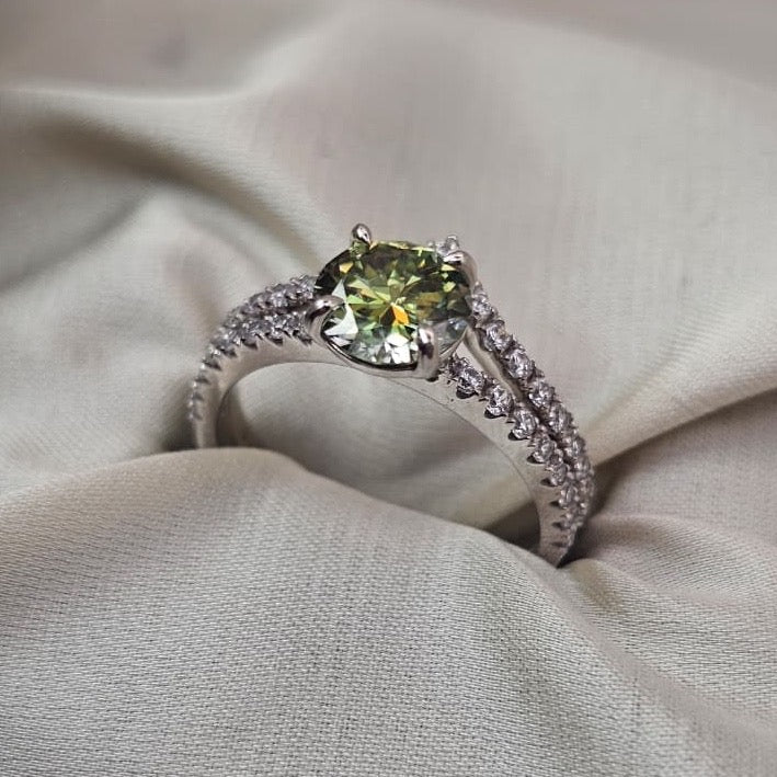 Moissanite Ring Set