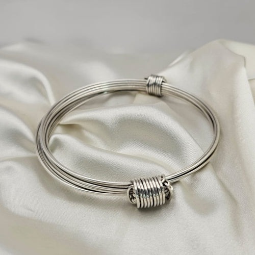 Adjustable Coil Wire Bangle image 0