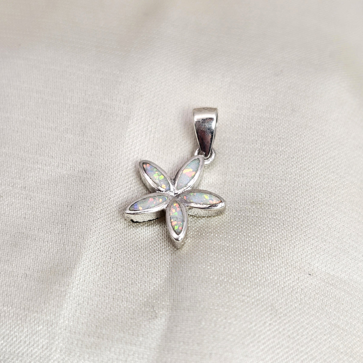 Opaline Flower Pendant image 0