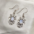Moonstone Ornate Drop Earrings image 0
