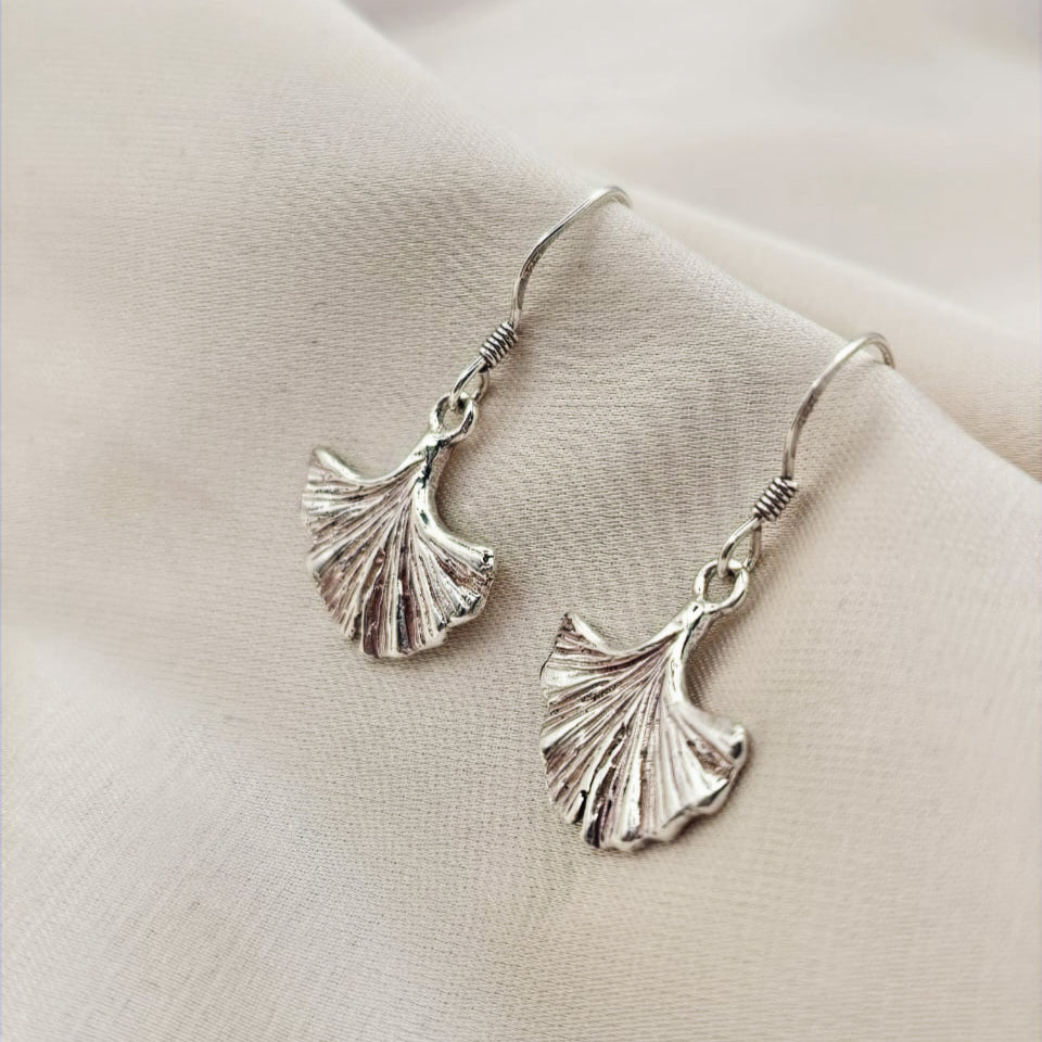 Gingko Leaf Earrings image 1