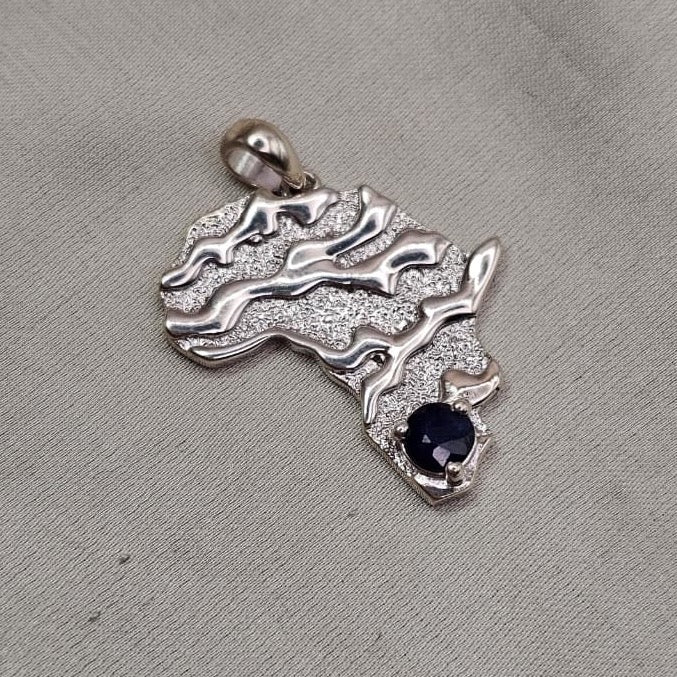 Africa Sapphire Pendant