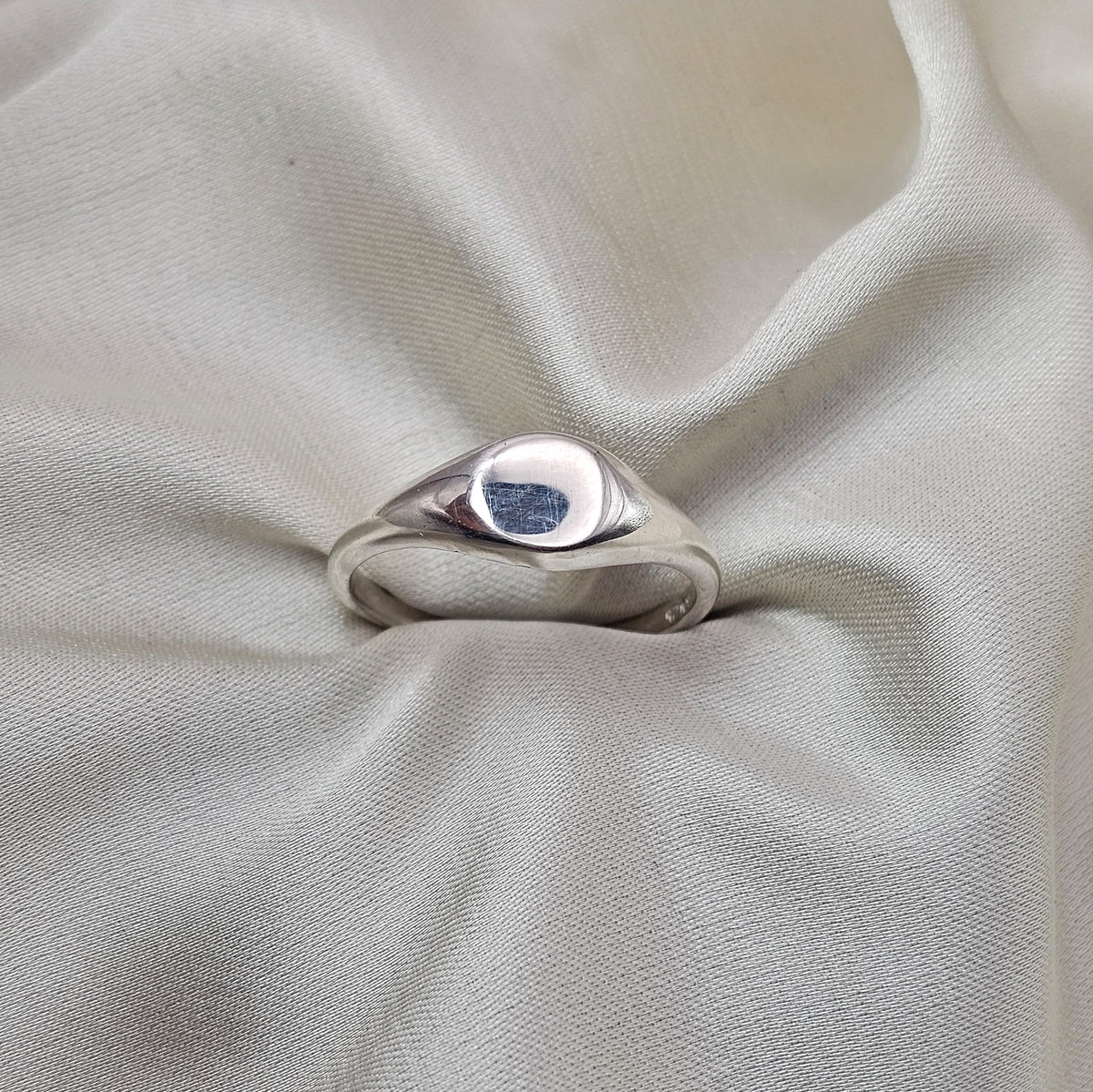 Small Domed Signet Ring