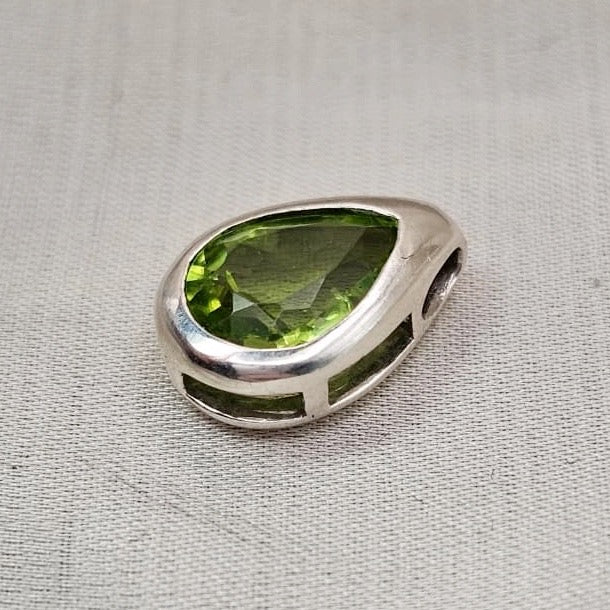 Peridot Teardrop Pendant