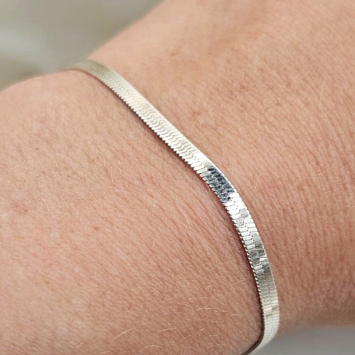 Herringbone Chain Bracelet
