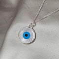 Enamel Evil Eye Pendant