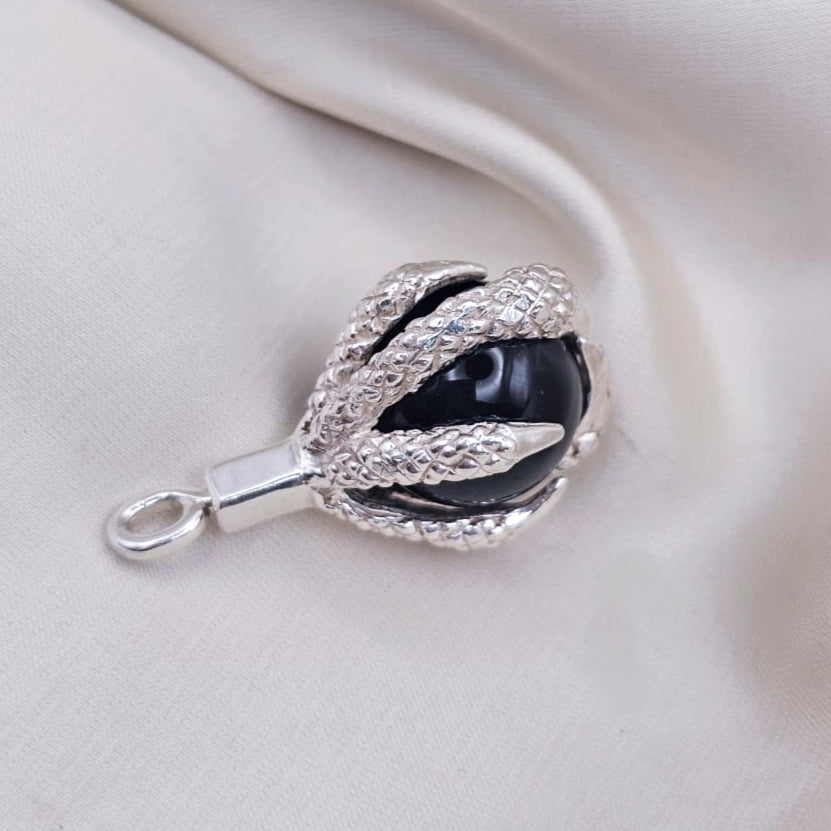 Eagle Claw Pendant with Black Onyx image 2