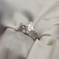 Moissanite Ring Pair