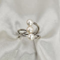 Triple Pearl Wrap Ring image 0