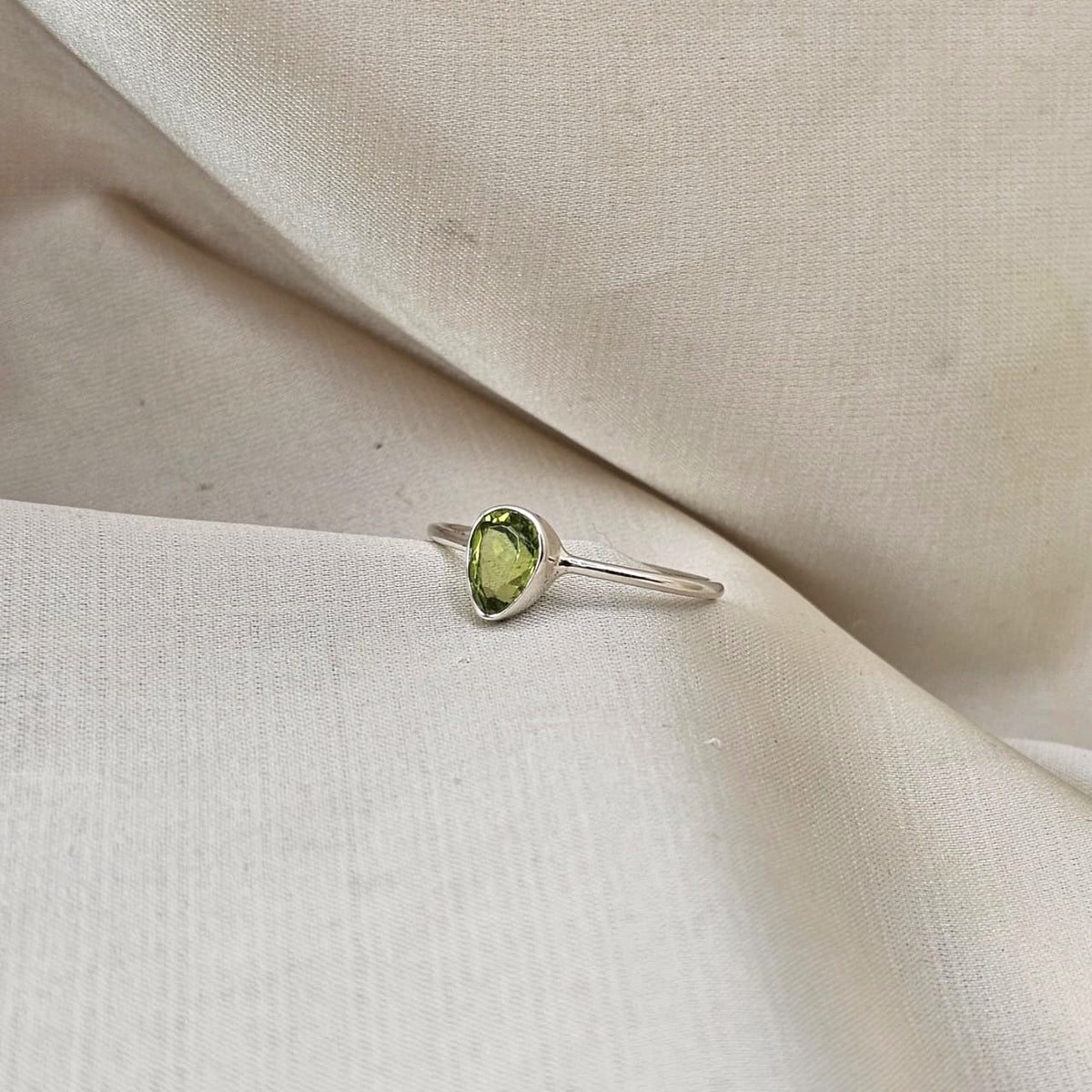 Peridot Stacking Ring