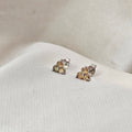 Opal Cluster Stud Earrings