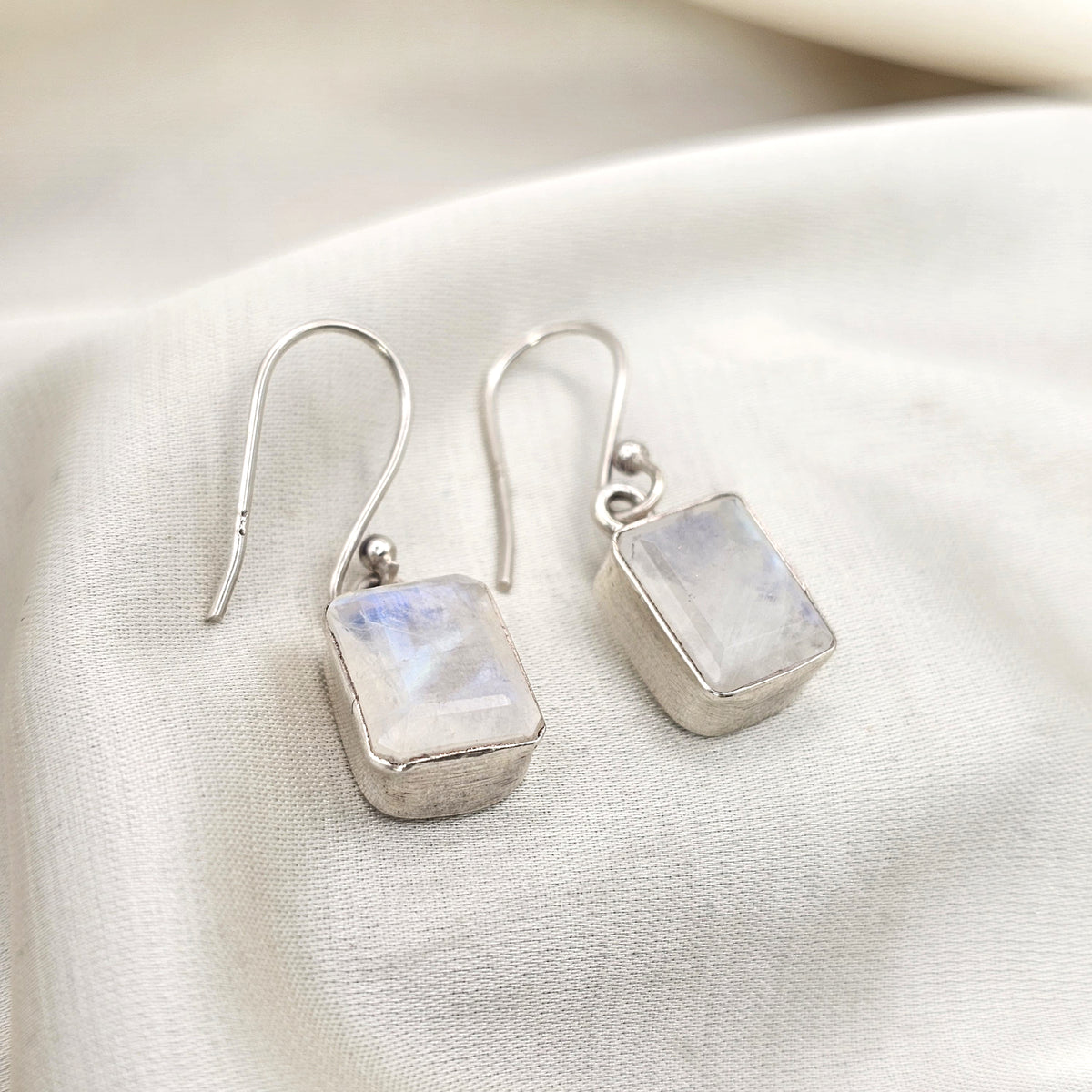 Moonstone Drop Earrings image 0