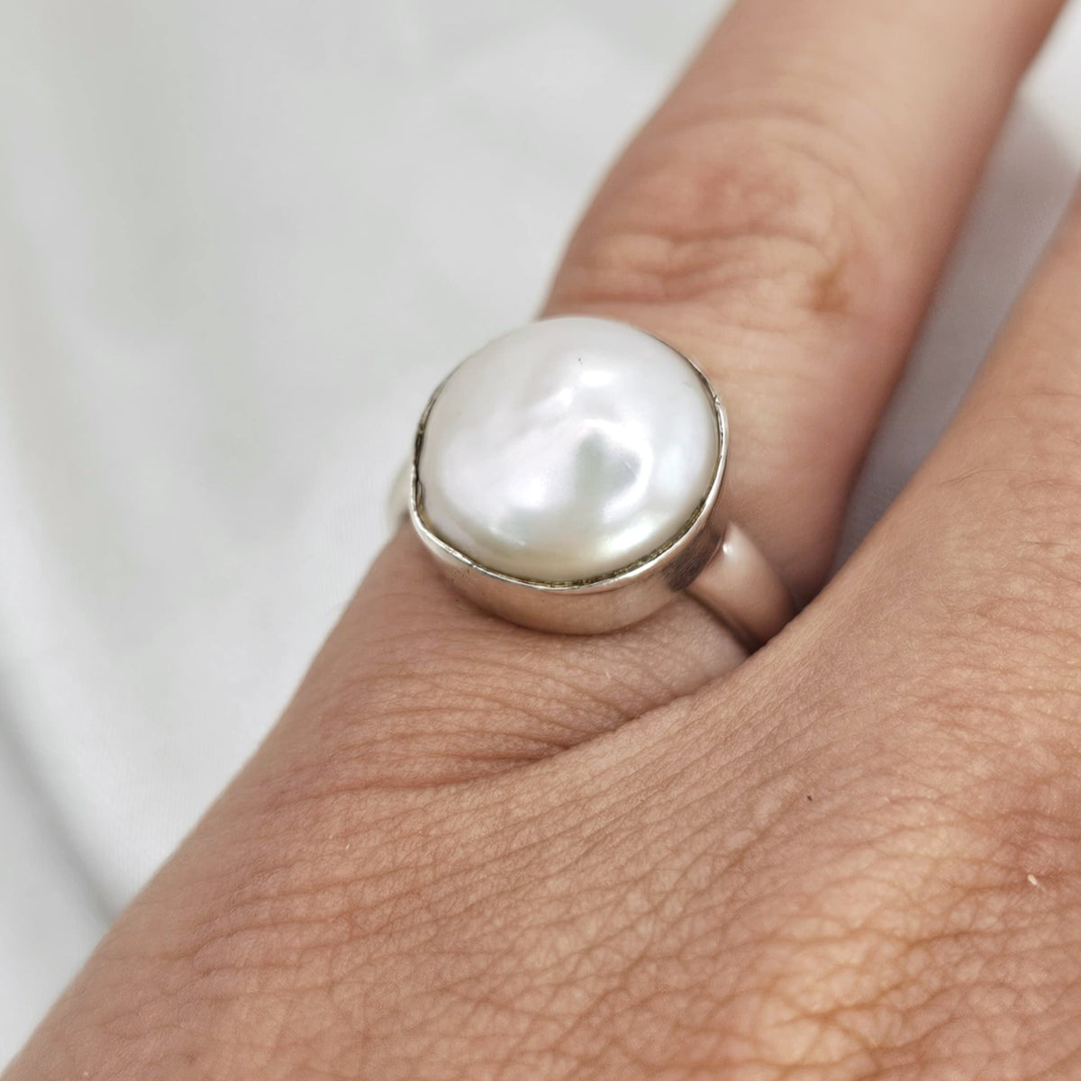 Coin Pearl Ring image 3