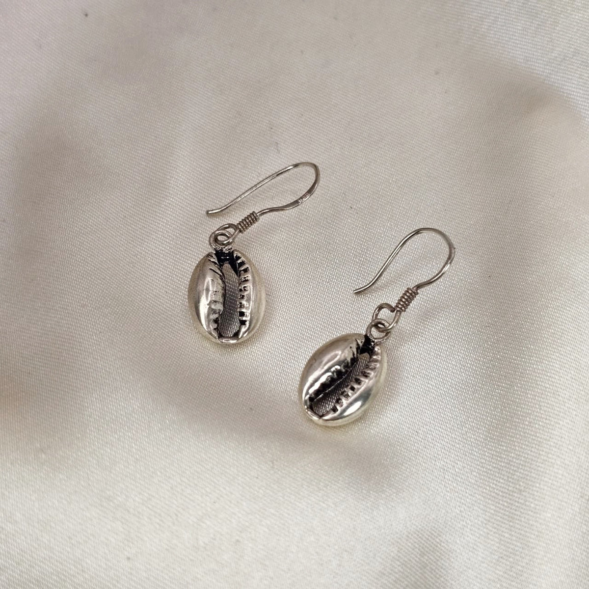 Cowrie Shell Drop Earrings