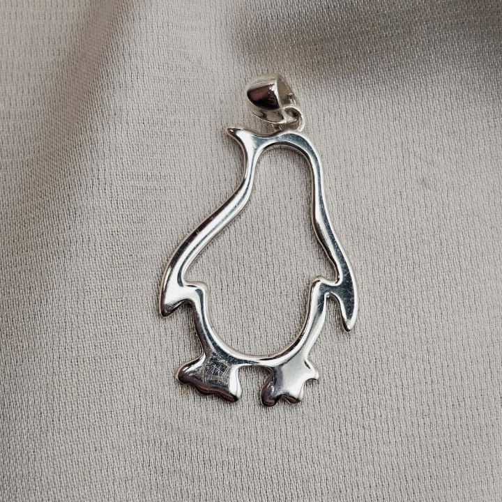 Cutout Penguin Pendant