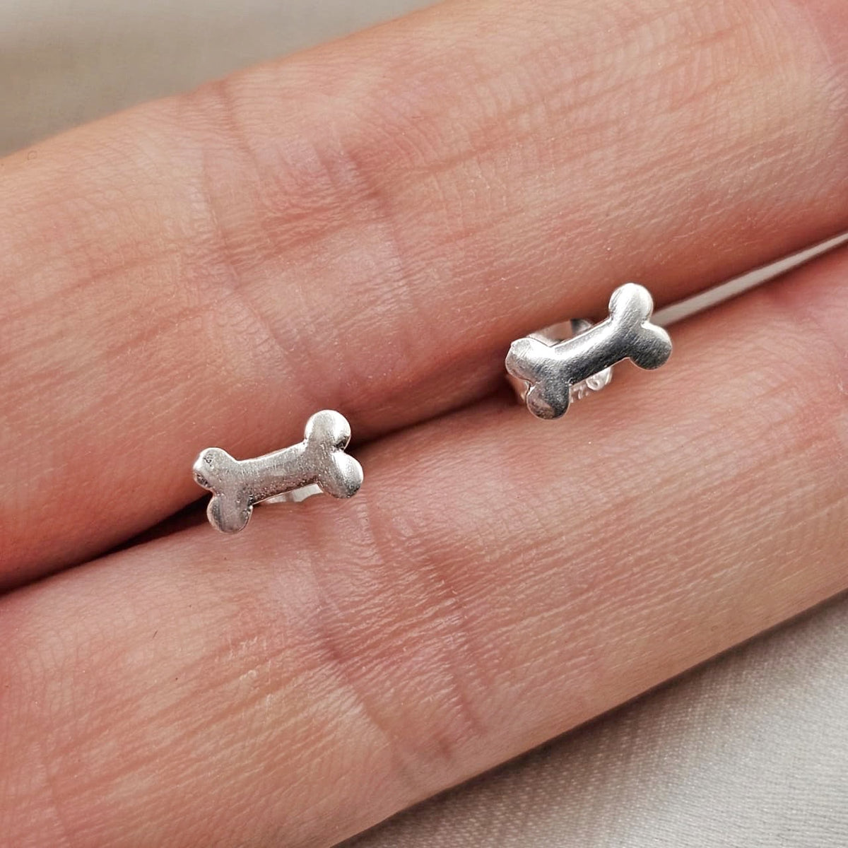Bone Stud Earrings