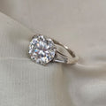 Moissanite Statement Ring