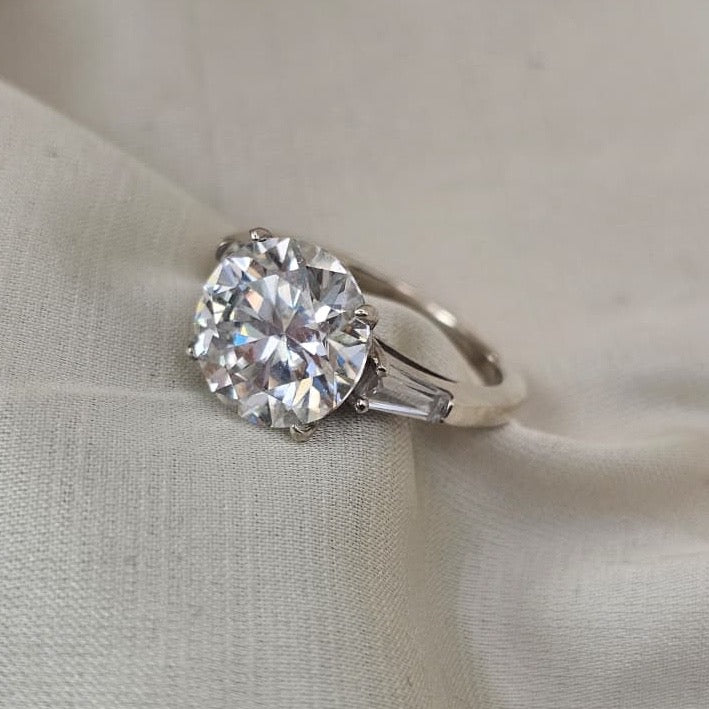 Moissanite Statement Ring