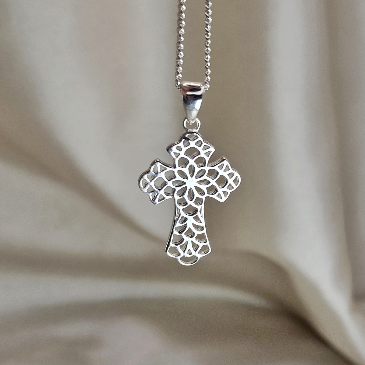 Filigree Cross Pendant