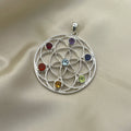 Chakra Flower of Life Pendant image 0
