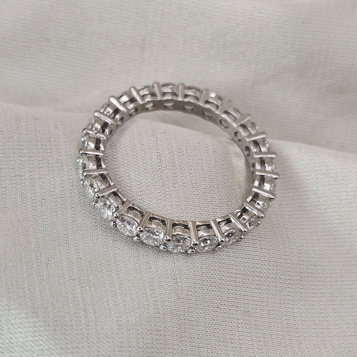 Moissanite Eternity Ring