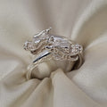 Adjustable Double Headed Dragon Ring image 0